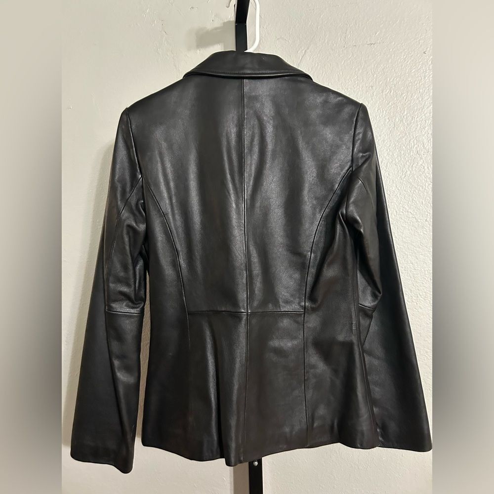 Wilsons Leather Classic Black Women's Jacket XS - Picture 3 of 6